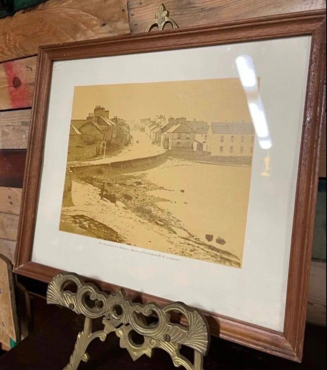 Vintage framed photo Dunfanaghy Donegal - Image 3