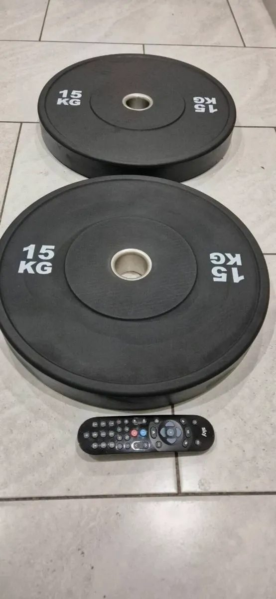 Brand new olympic bumper weight set - Image 4