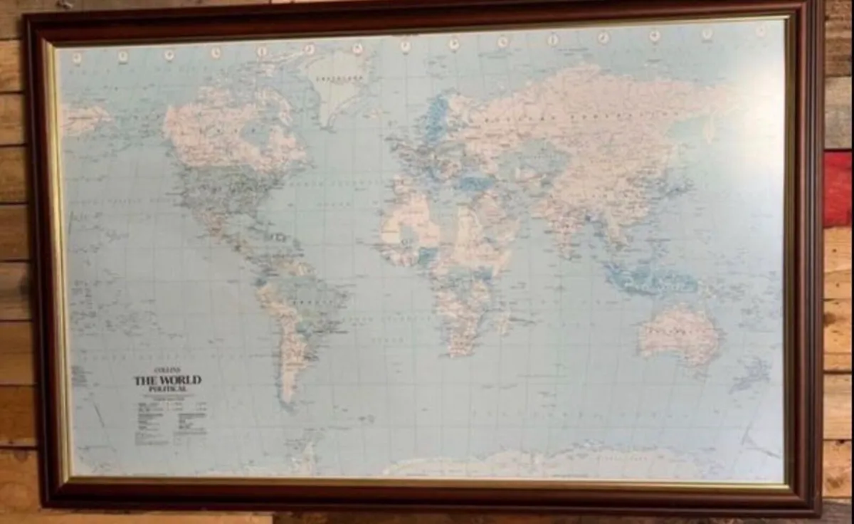 1999 Map of the World - Image 1