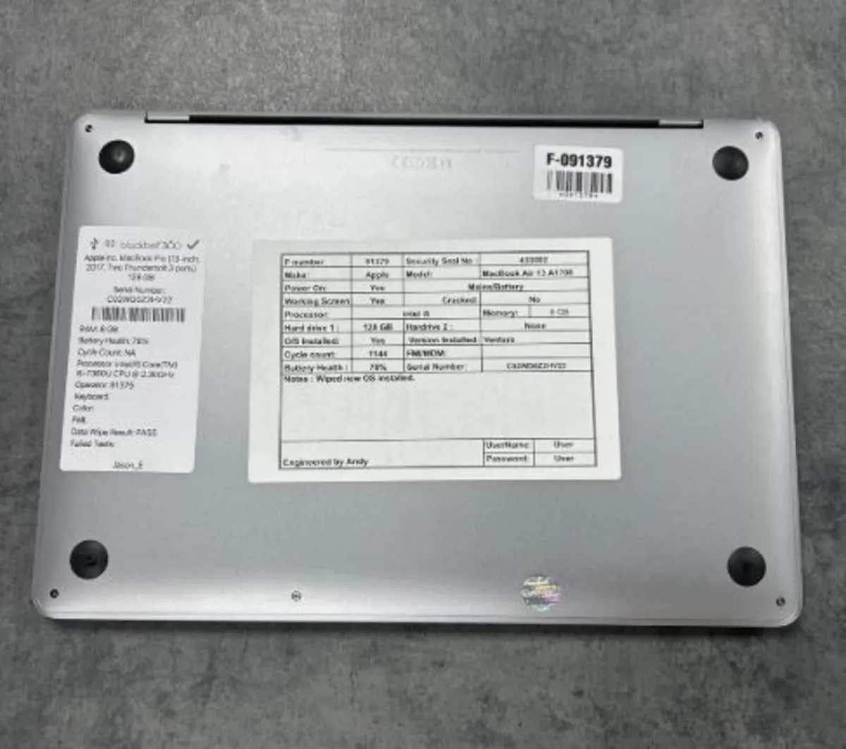 2017 Apple Macbook Pro 13 I5 2.30ghz 8GB 128GB SSD - Image 4