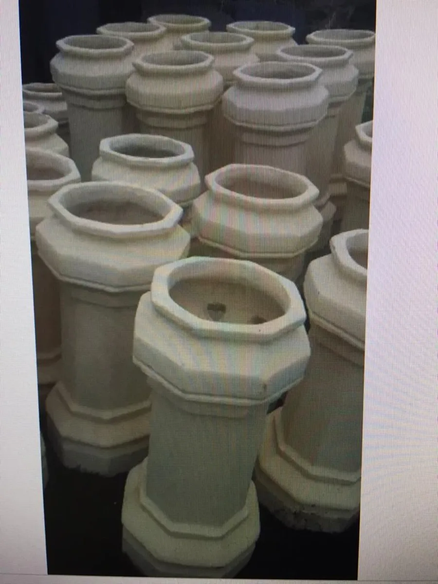 Bangor slates chimney pots floor ridge roof tiles - Image 3