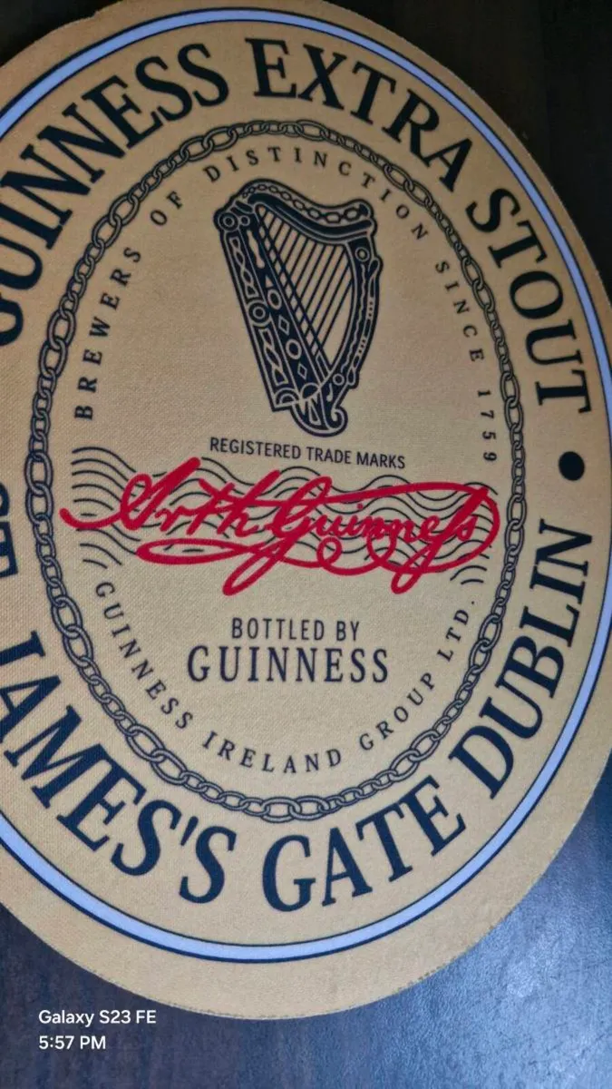 Guinness mouse mat new unused - Image 4