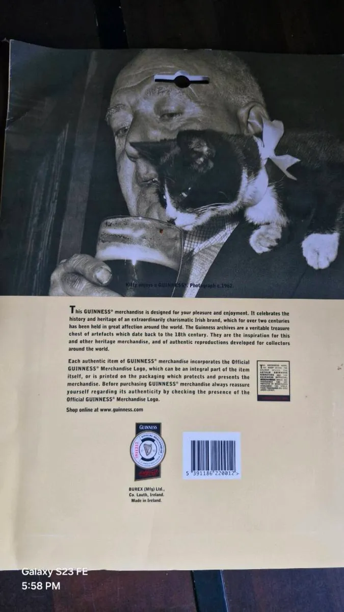 Guinness mouse mat new unused - Image 2