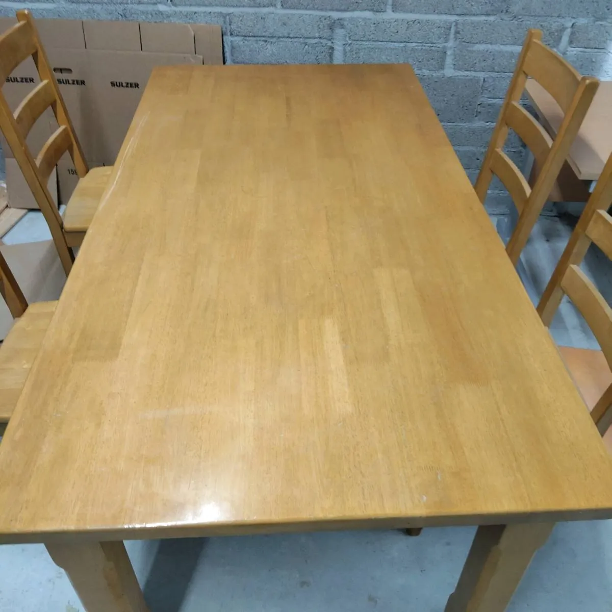 Oak Table,and Chairs - Image 4