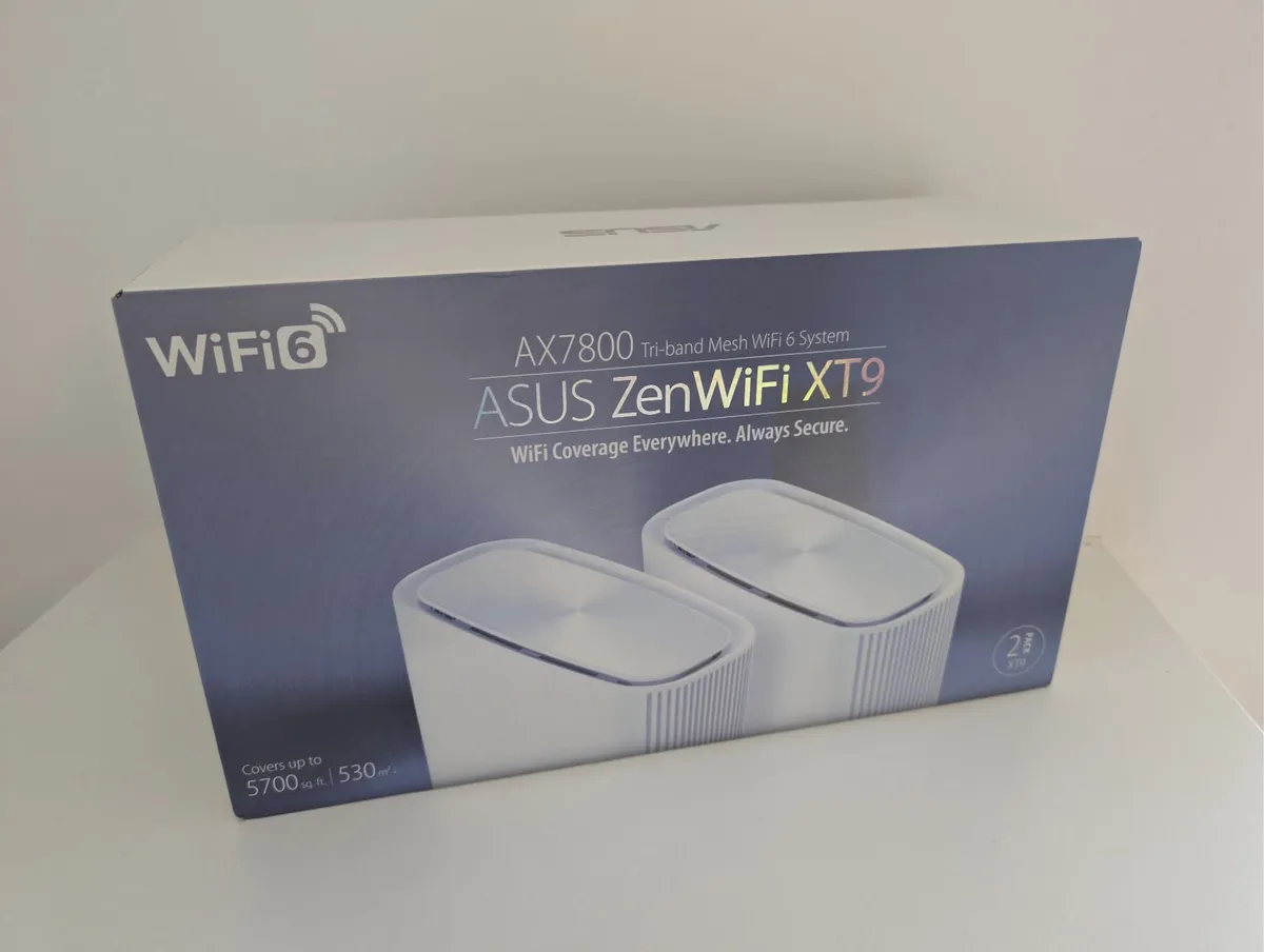 ASUS ZenWiFi XT9 (2-Pack)  WIFI 6 AI Mesh - Image 1