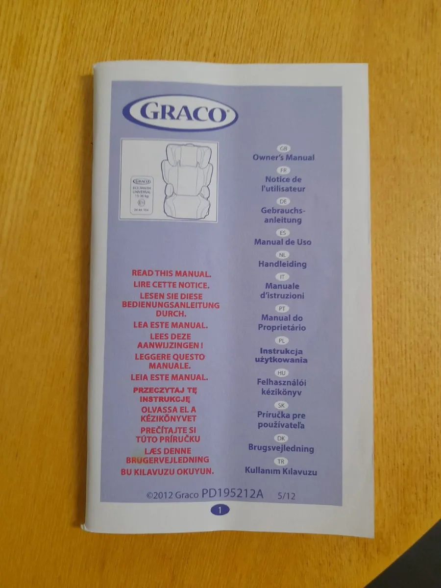 Graco Group 2/3 High Back Booster Car Seat - Image 2