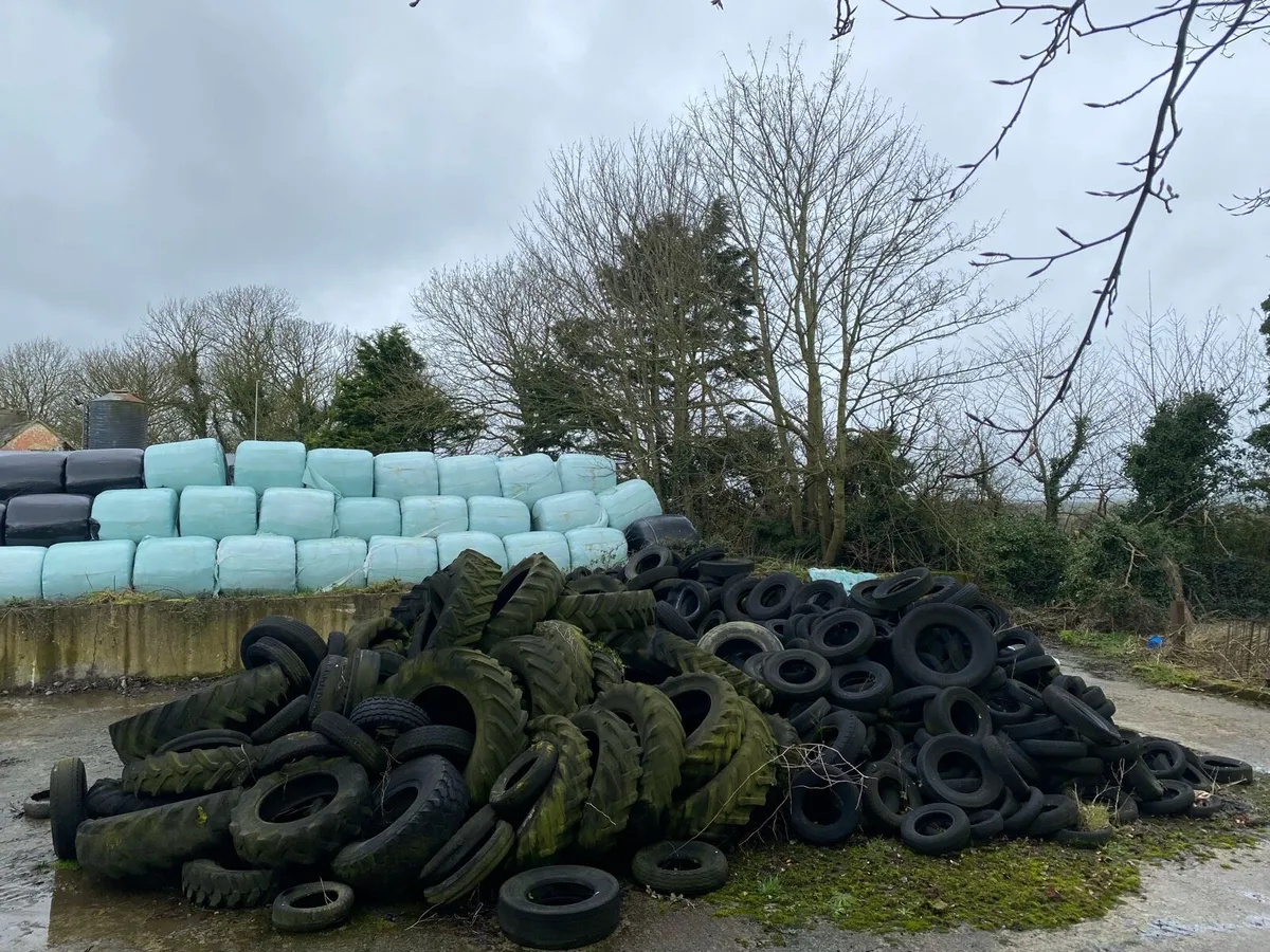 Silage pit tyres for free - Image 3
