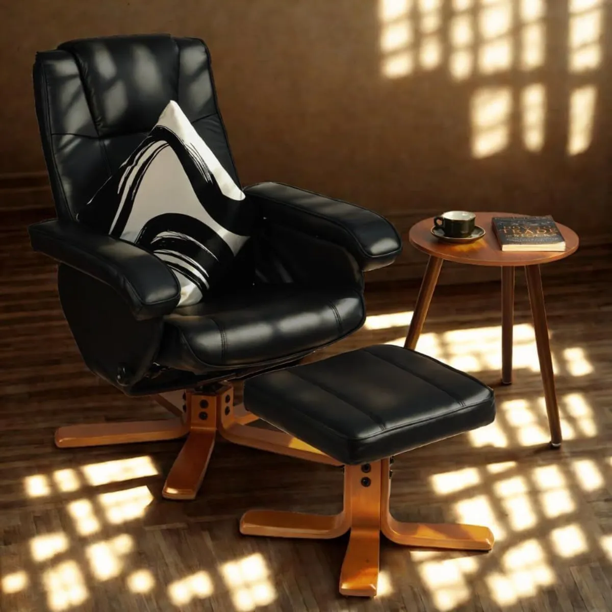 Armchair With Foot Stool Reclining Functions - Image 2