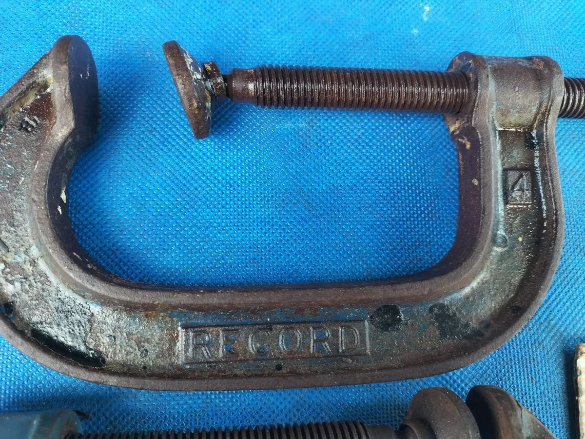 2 Record 4" G clamps - Image 3