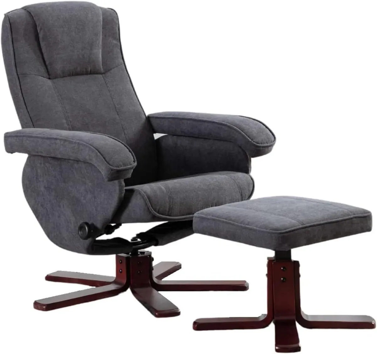 Armchair With Foot Stool Reclining Functions - Image 1