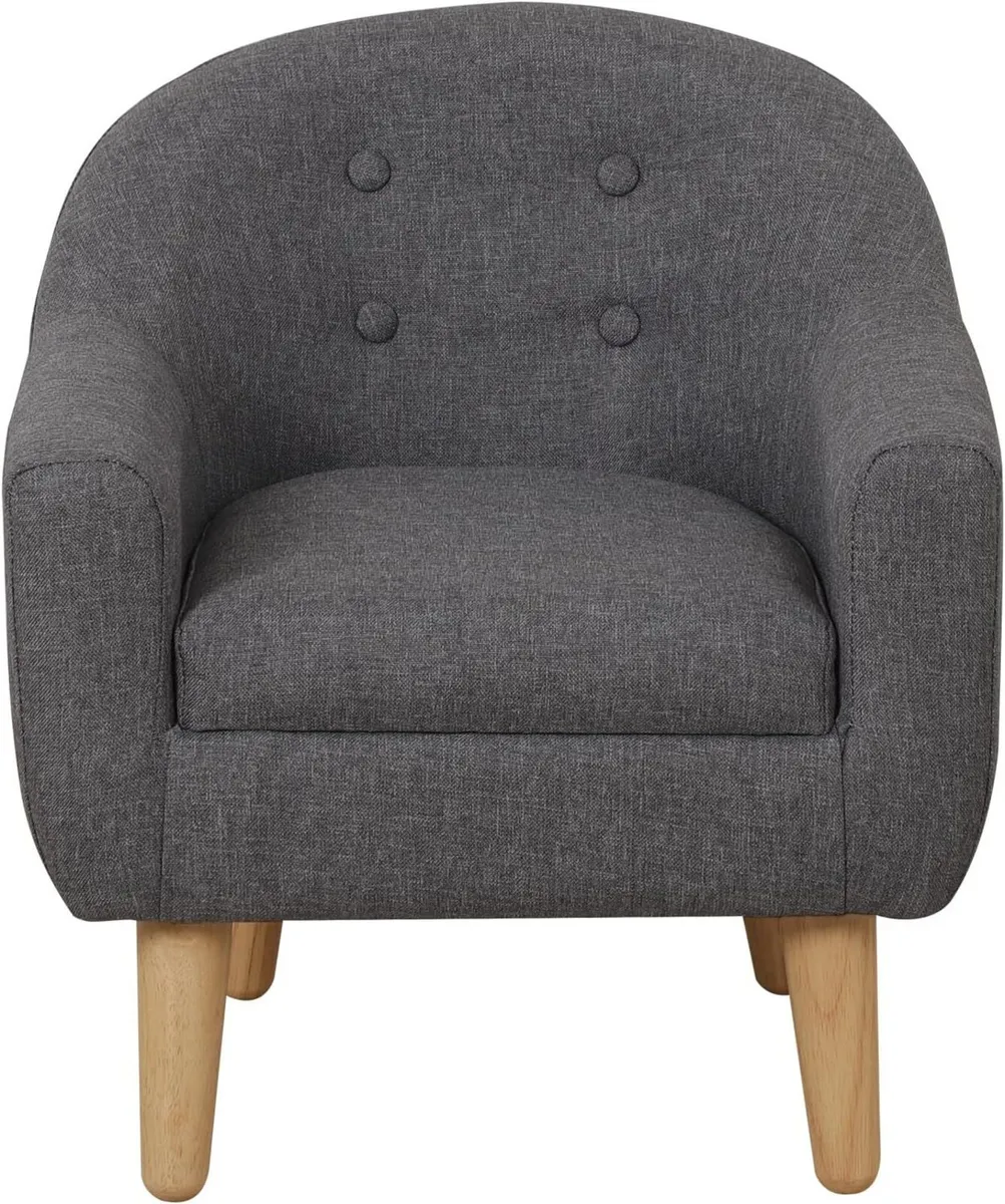Single Linen Fabric Children's Armchair Toddler - Image 1