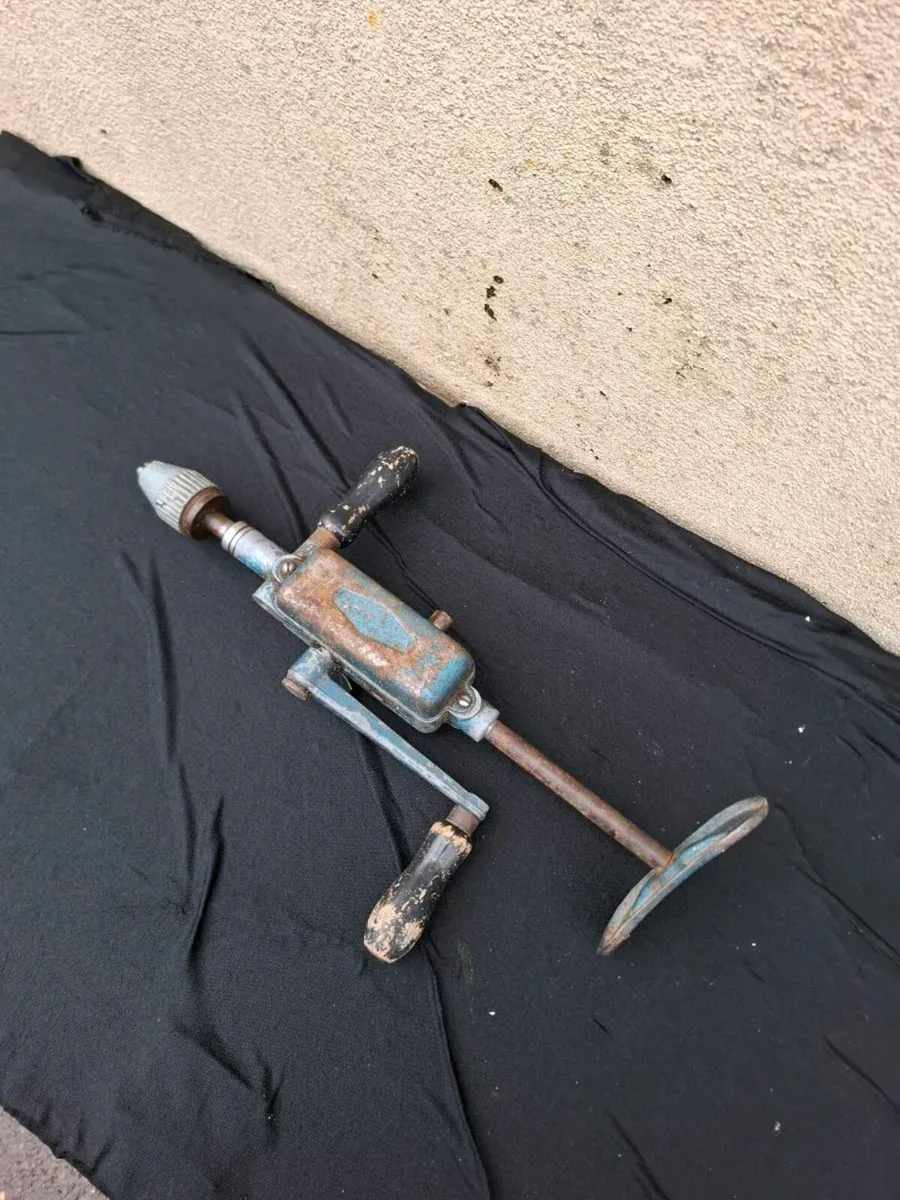 Old manual drill tool