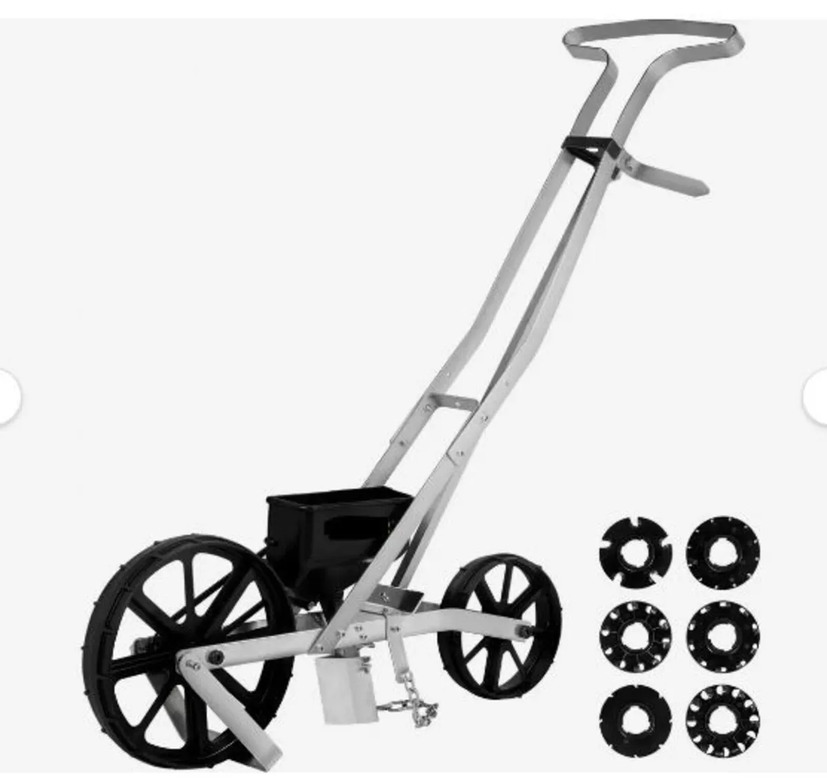 Garden Seeder, Metal Precision Garden Push - Image 1