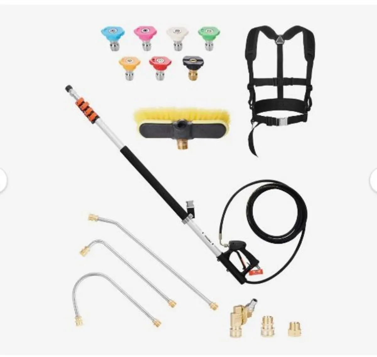 Pressure Washer Telescoping Wand, 24 ft - Image 1