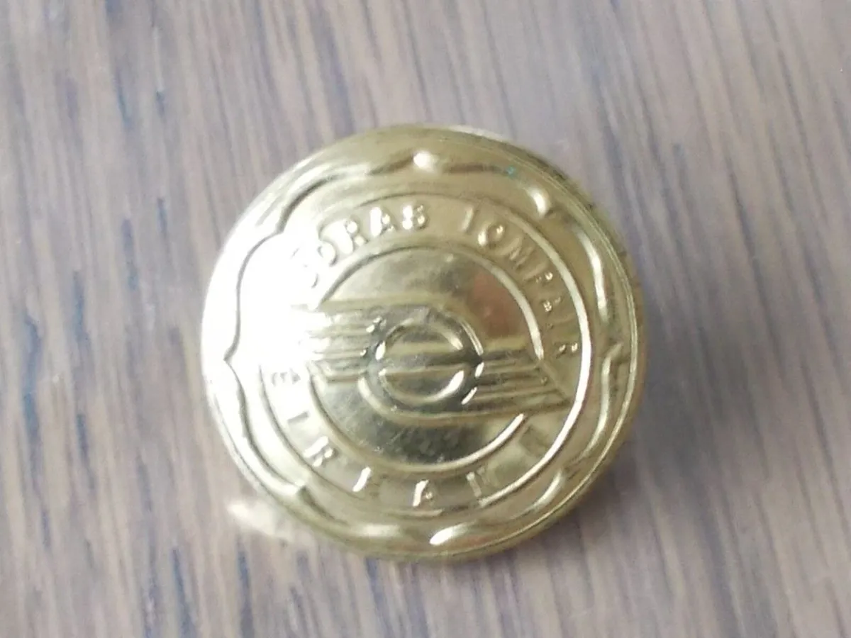 1950's C.I.E. Uniform Buttons Flying Snail - Image 3