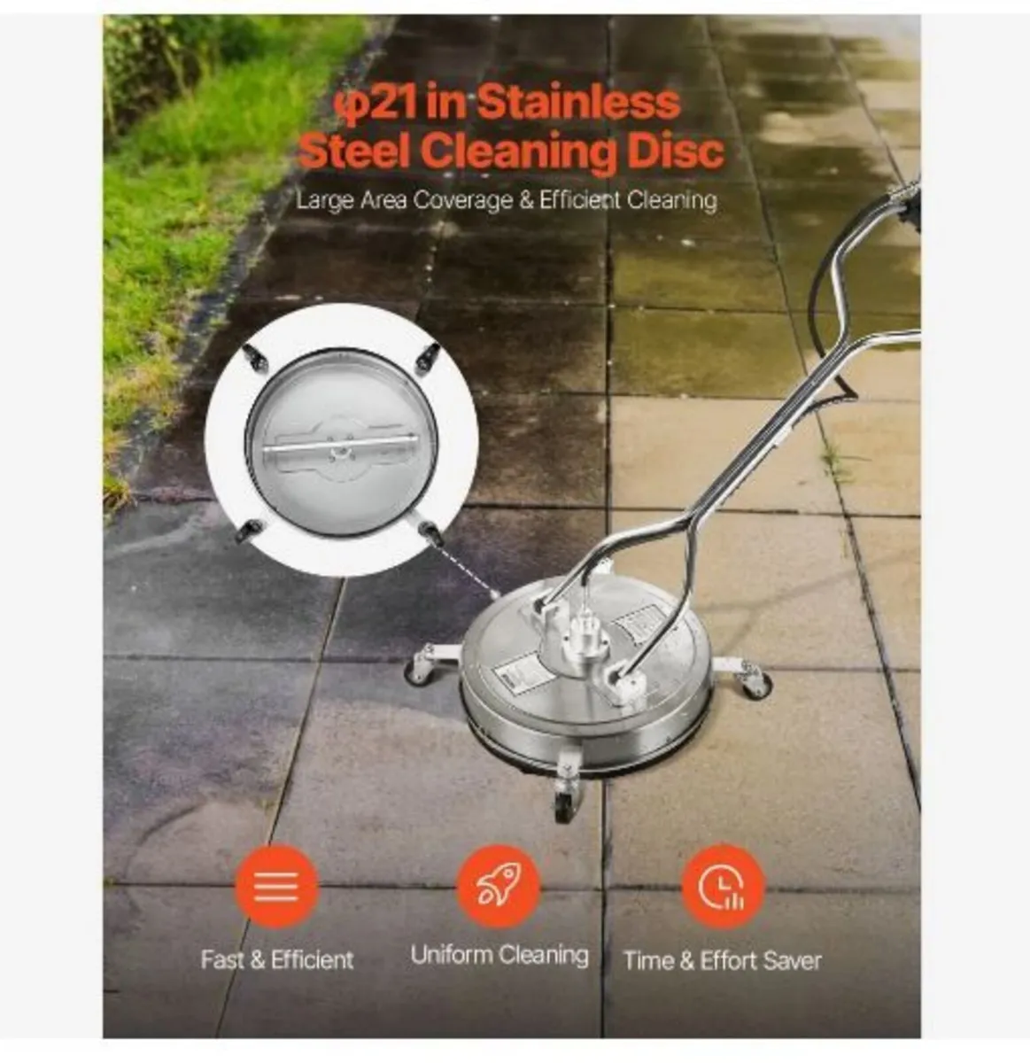 21" Pressure Washer Surface Cleaner - Image 2