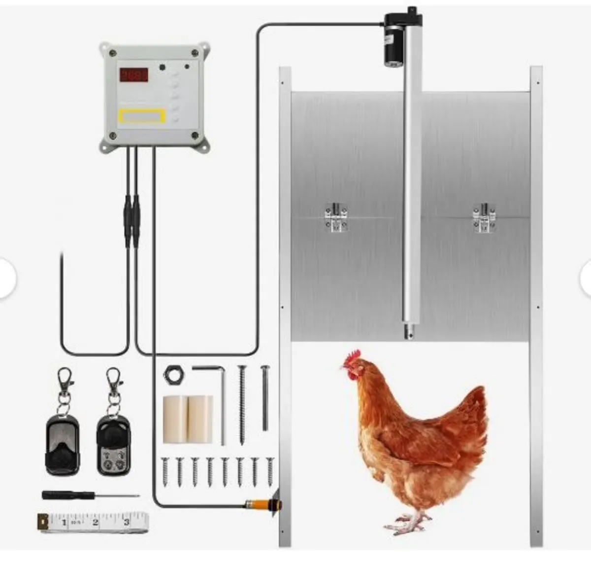 Automatic Chicken Coop Door, Timer and Light - Image 1