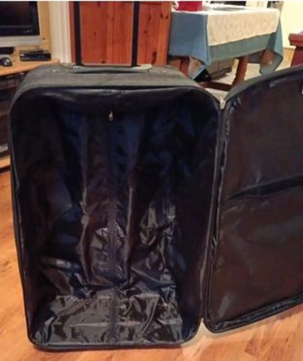 Suitcase black pattern large - Image 3