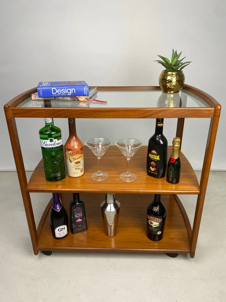 Mid Century G Plan Drinks Trolley - Image 2