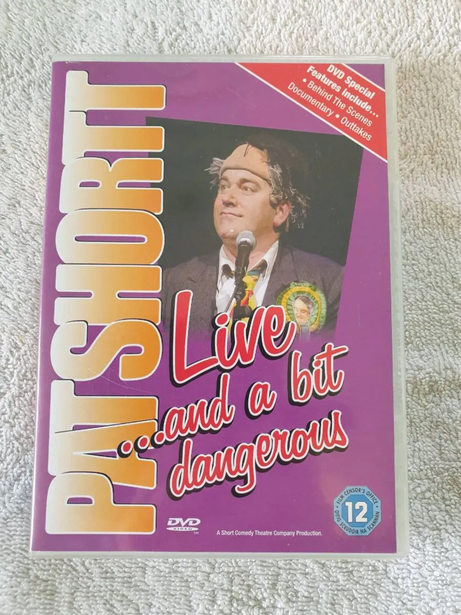 Pat Shortt Live and a Bit Dangerous 2003 Irish DVD - Image 1