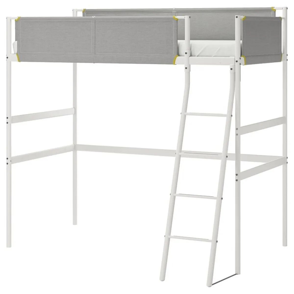 Loft bunk bed and mattress - Image 2