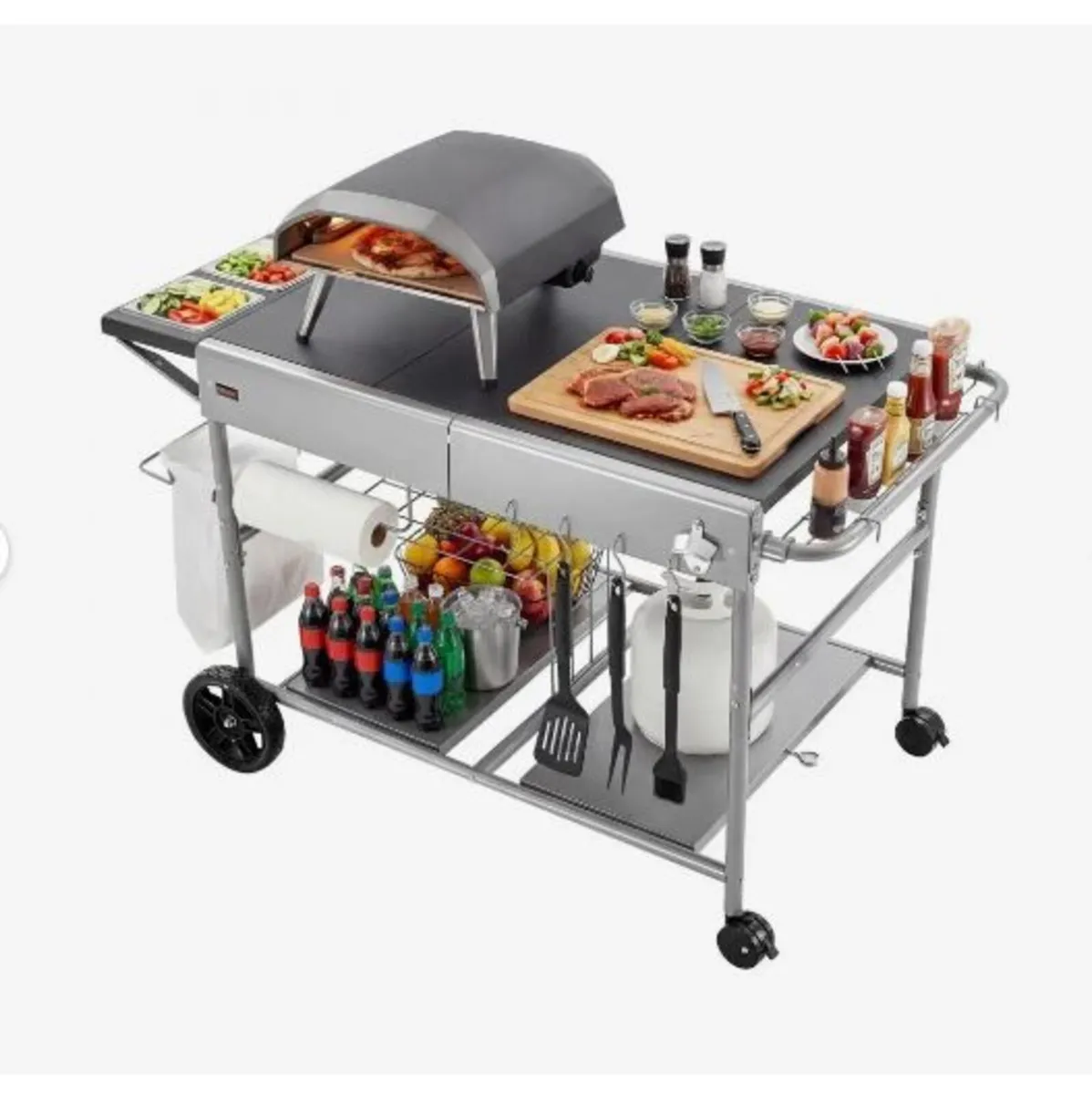 Outdoor Grill Cart, 925 x 595 x 25mm - Image 1