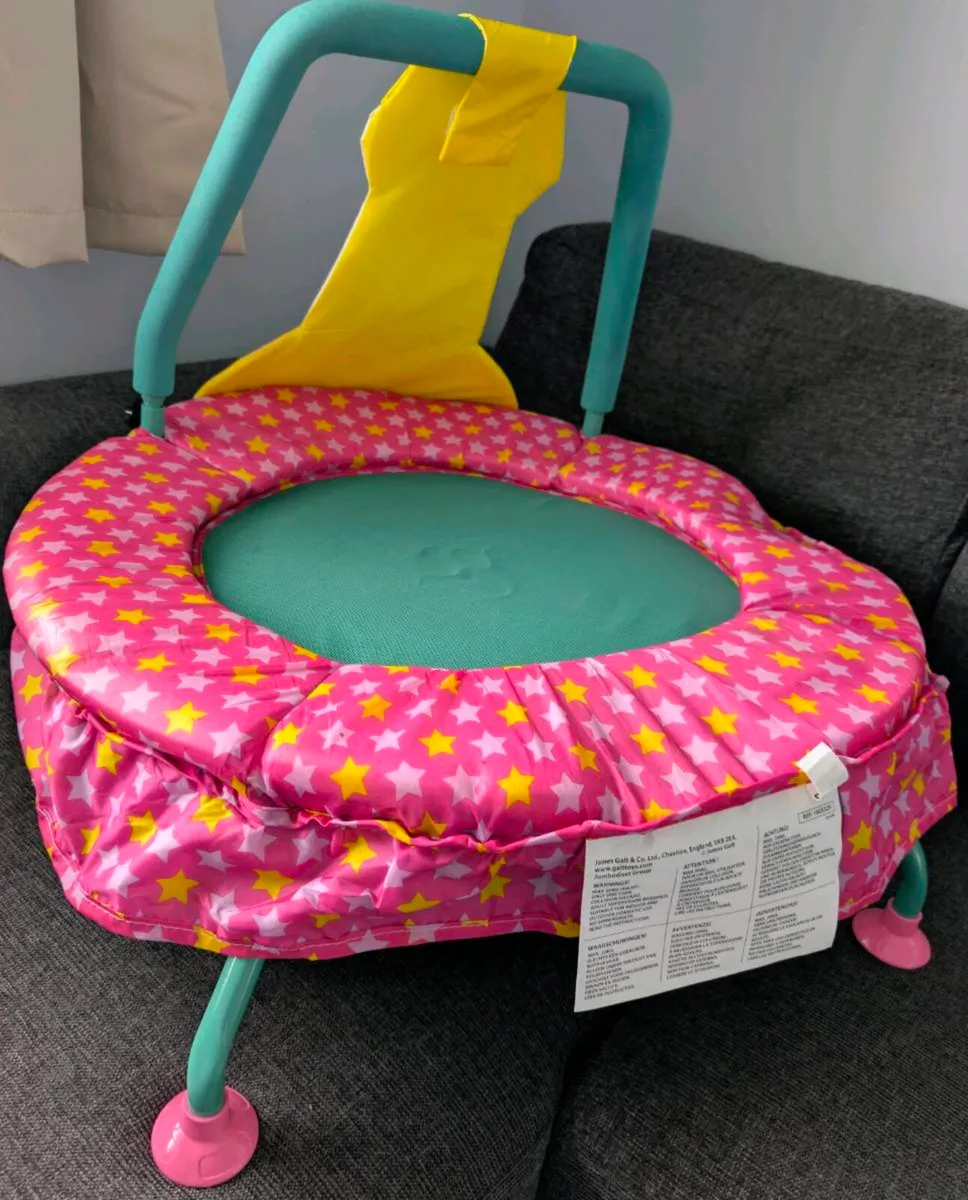 Unicorn Toddler Trampoline – Indoor Junior Bouncer - Image 3