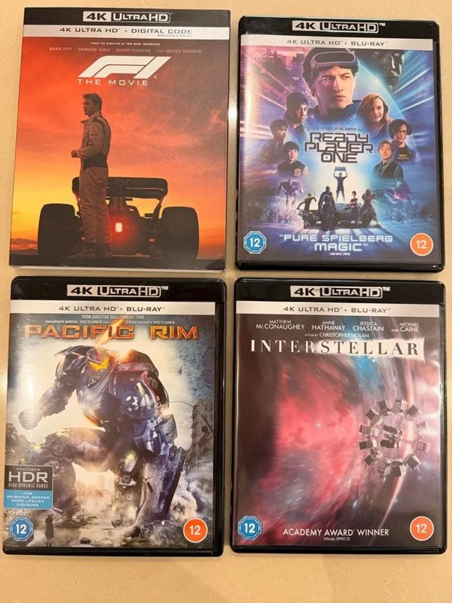 4K Ultra HD DVD's for sale - Image 1