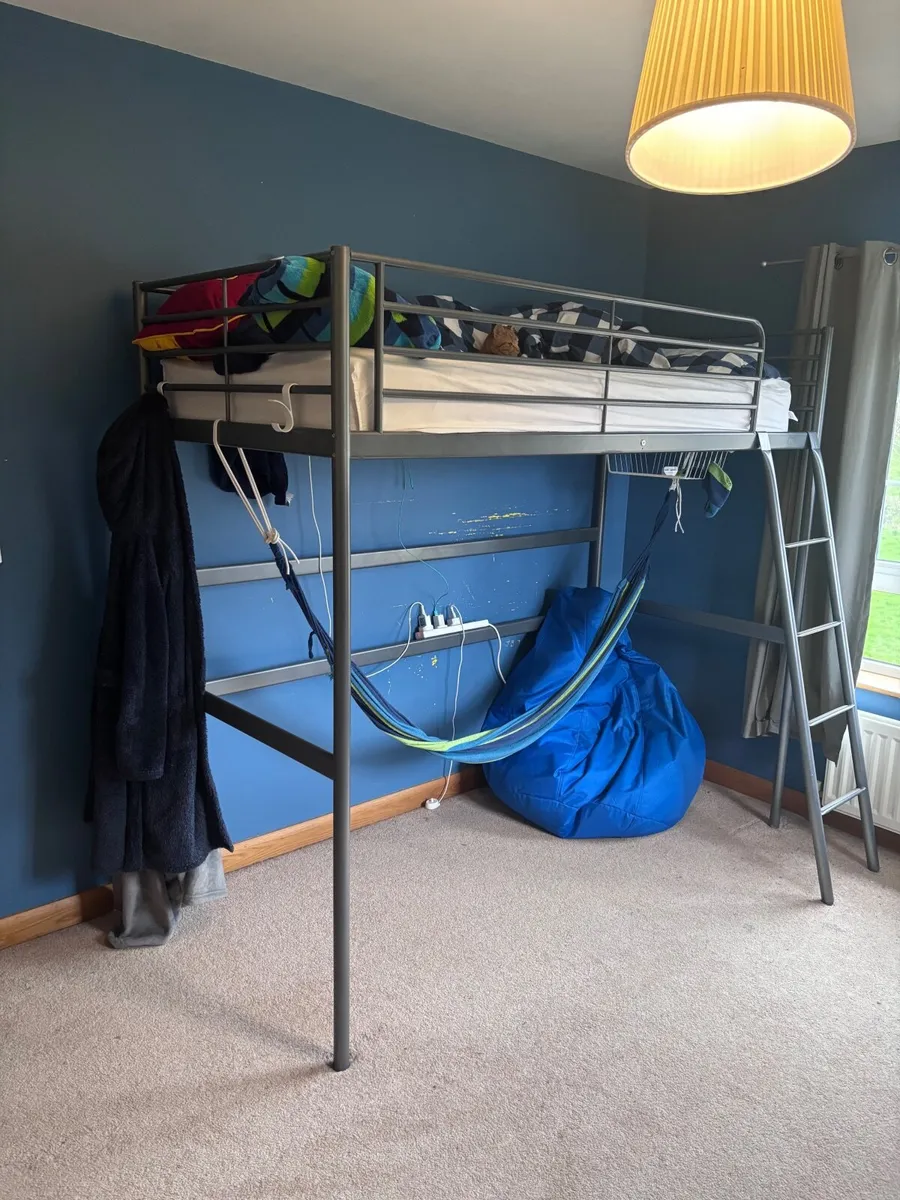 Loft bed - children’s IKEA Svarta bed - Image 1