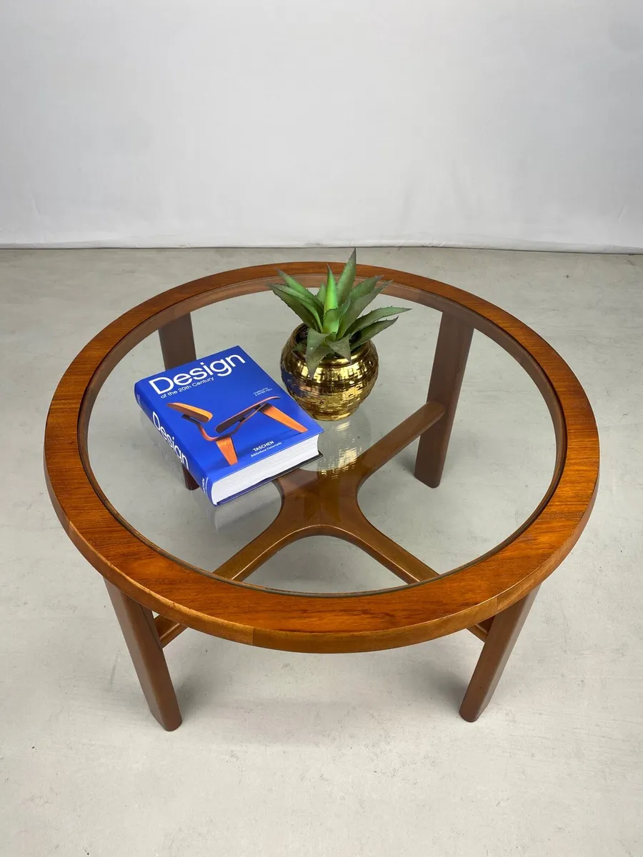 Mid Century Stonehill Teak Coffee Table - Image 1