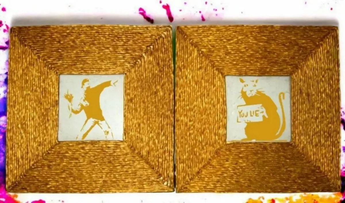 Duo of 'After Banksy' Artwork - Image 3