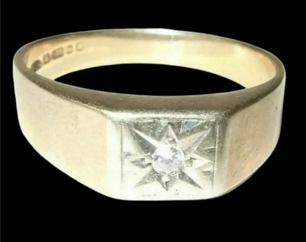 Vintage Hallmarked 9ct Solitaire - Image 3