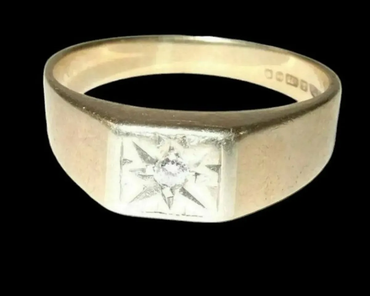 Vintage Hallmarked 9ct Solitaire - Image 4