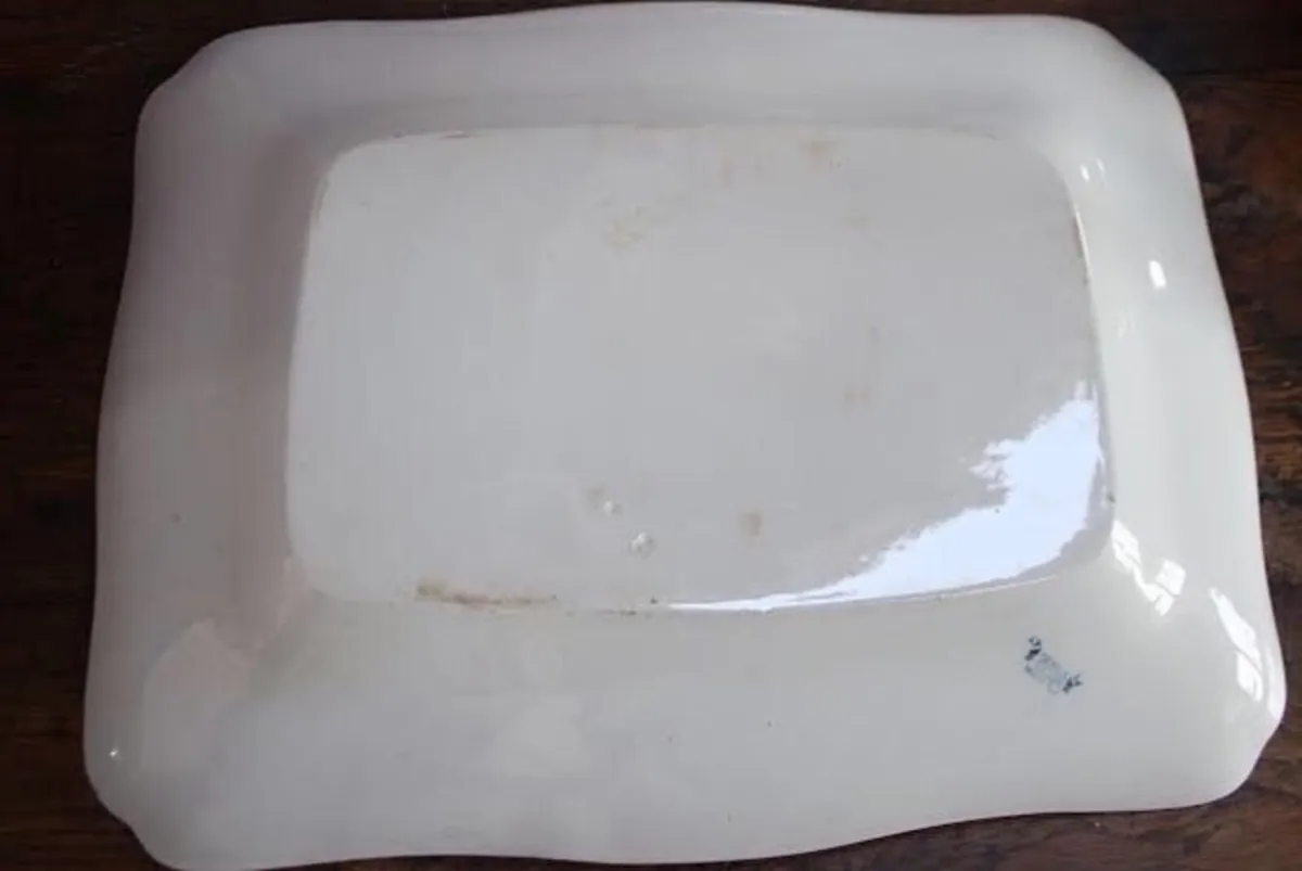 Two Antique Meat Plates - Image 4