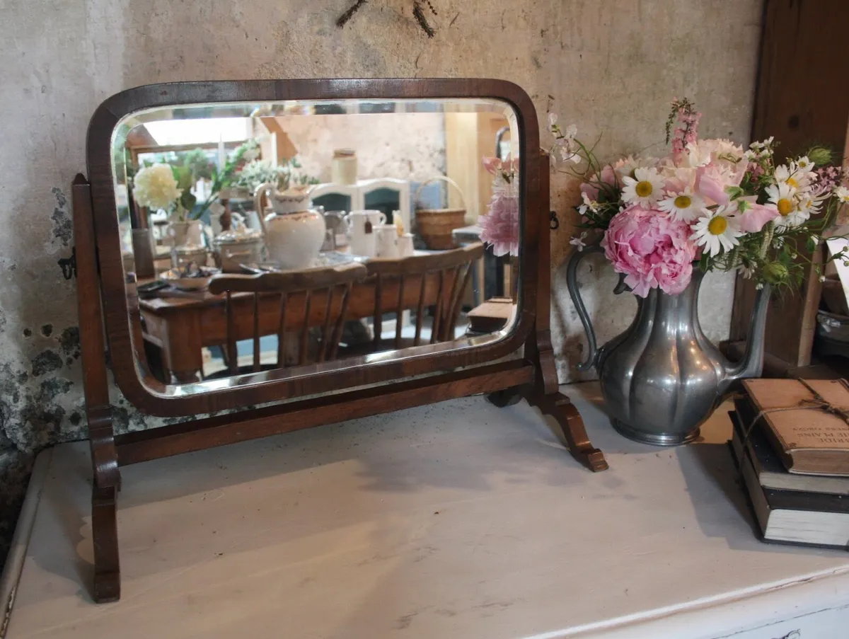 Antique Swivel Mirror - Image 1