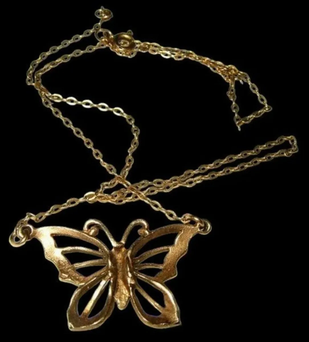 Vintage Hallmarked 9ct Gold Pendant & Chain - Image 2