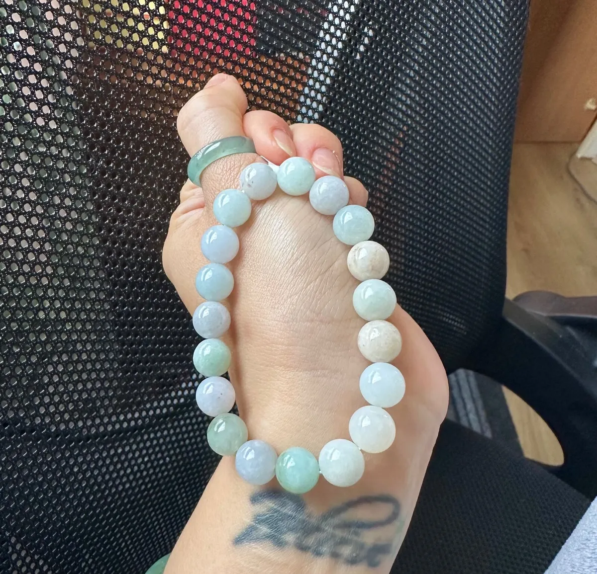 Grade A Burma Jadeite Jade Bracelet - Image 3