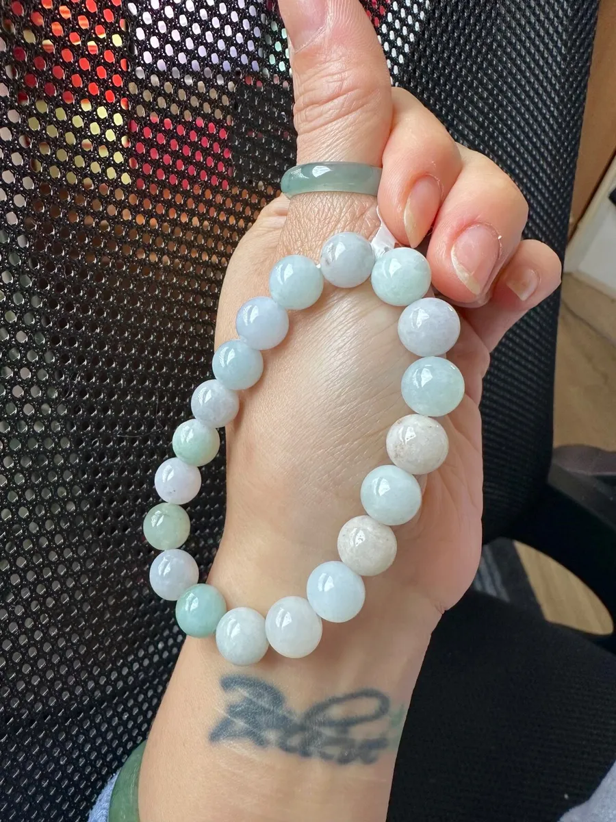 Grade A Burma Jadeite Jade Bracelet - Image 4