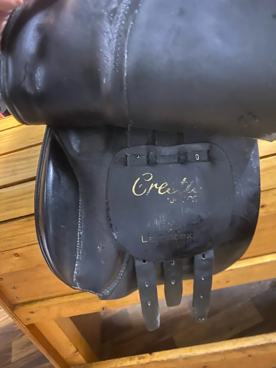 16” lemetex black Leather pony saddle - Image 3