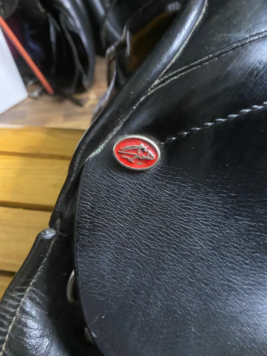 16” lemetex black Leather pony saddle - Image 4