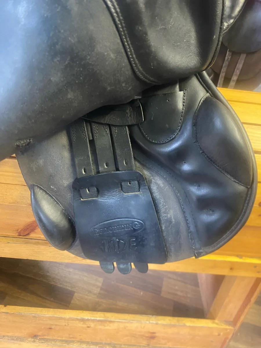 Euroriding Leather jumping saddle 16.5-17” - Image 4