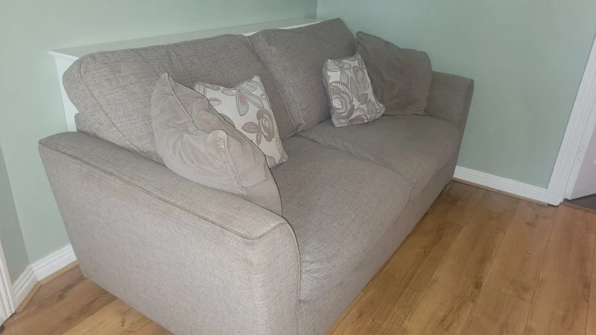 3 Seater Couch + Loveseat + Footstool - Image 4