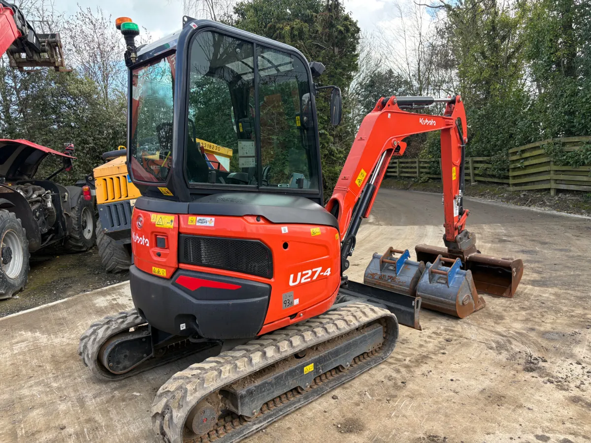 2023 Kubota u27-4 (640 hours) - Image 1