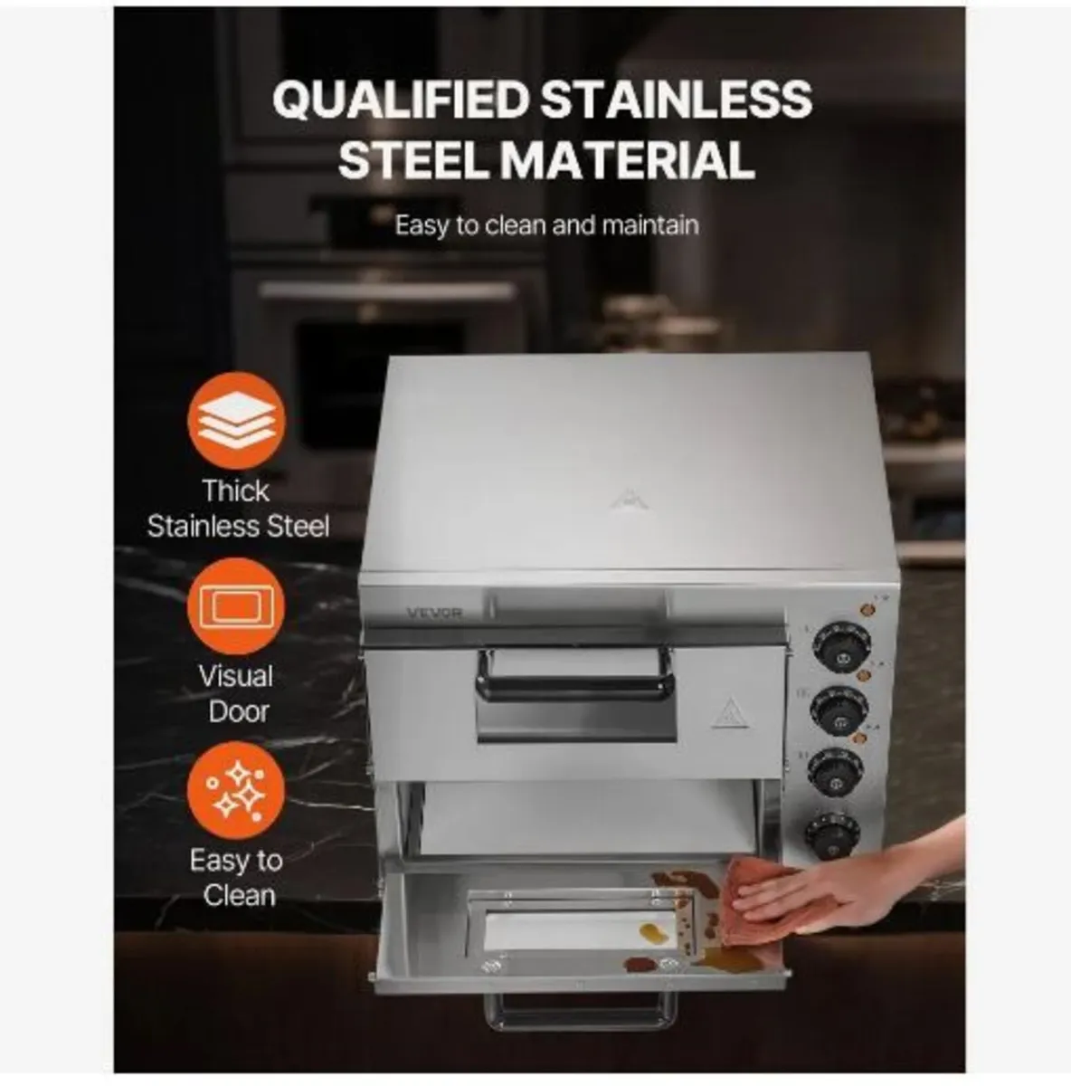 Commercial Countertop Pizza Oven Electric - Image 2