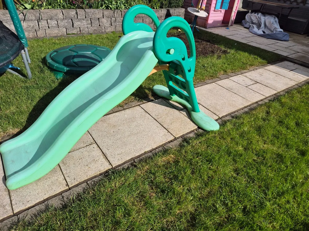 5ft Green Slide for garden in Waterford - Image 3