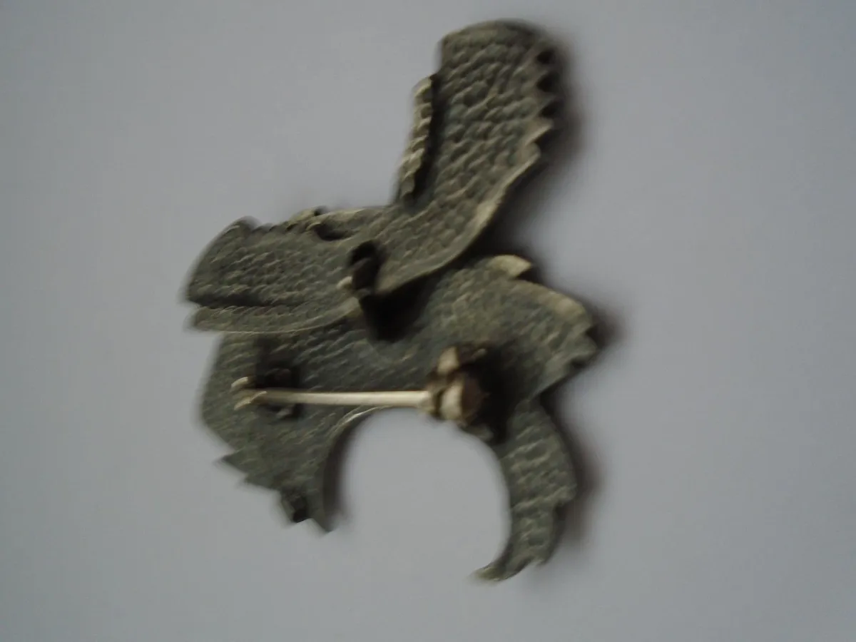 Vintage Pewter brooch, Jewellery. Brooch - Image 2