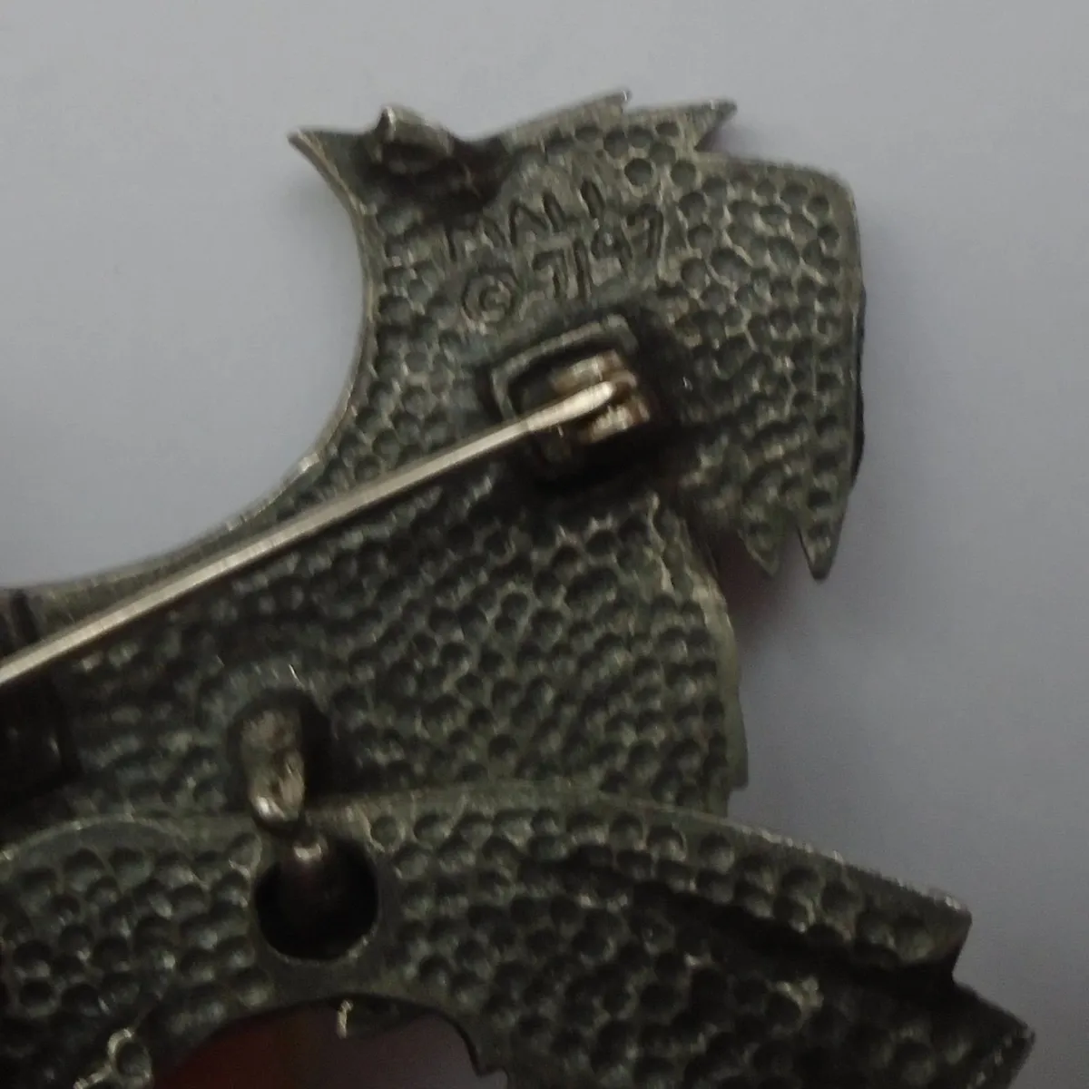 Vintage Pewter brooch, Jewellery. Brooch - Image 4