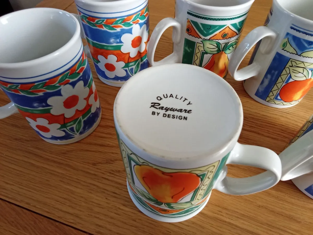 6 Rayware Brand Designed Mugs. - Image 3