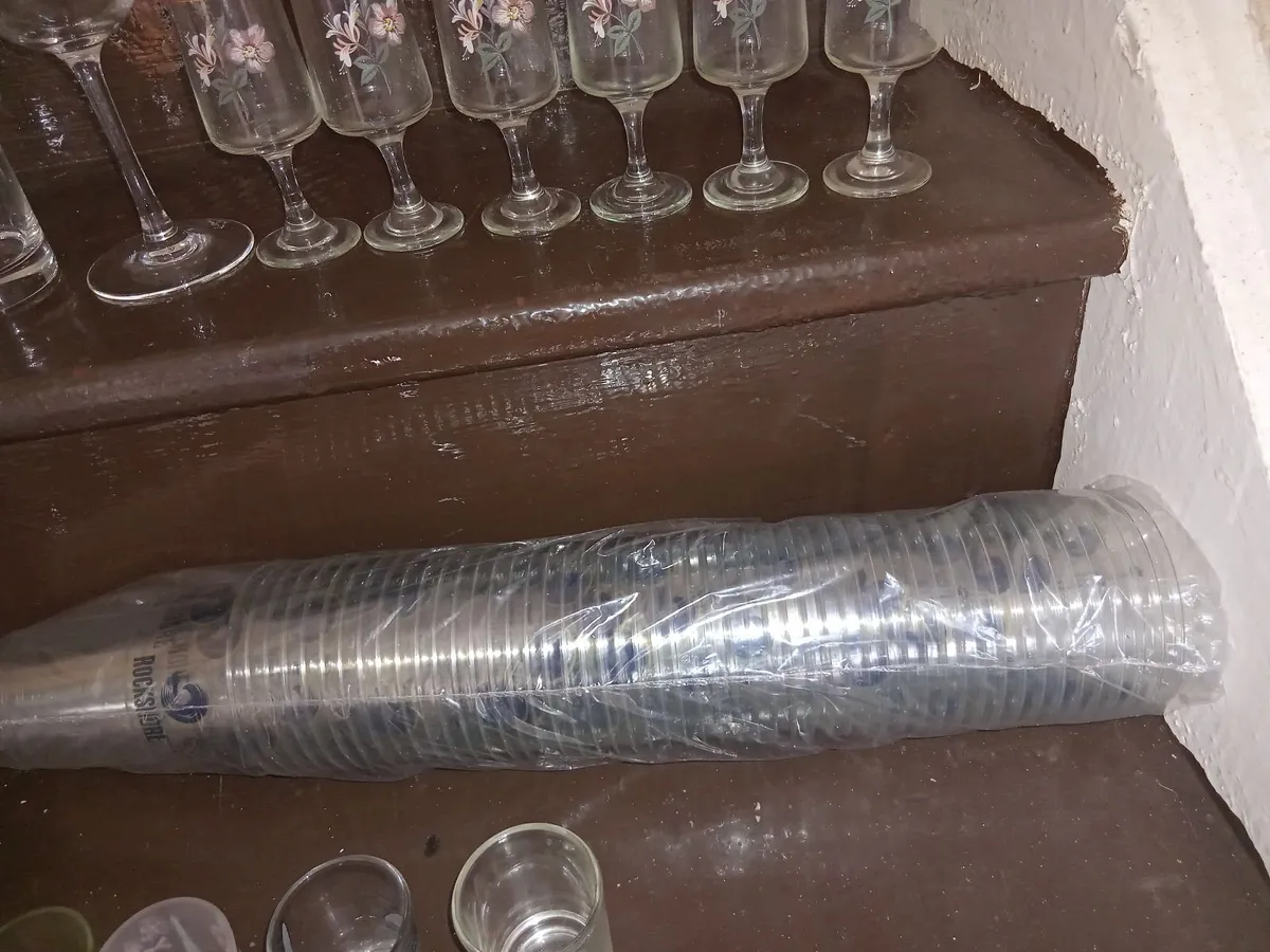 100 GLASSES & 50 NEW ROCKSHORE PLASTIC PINT GLASSE - Image 3