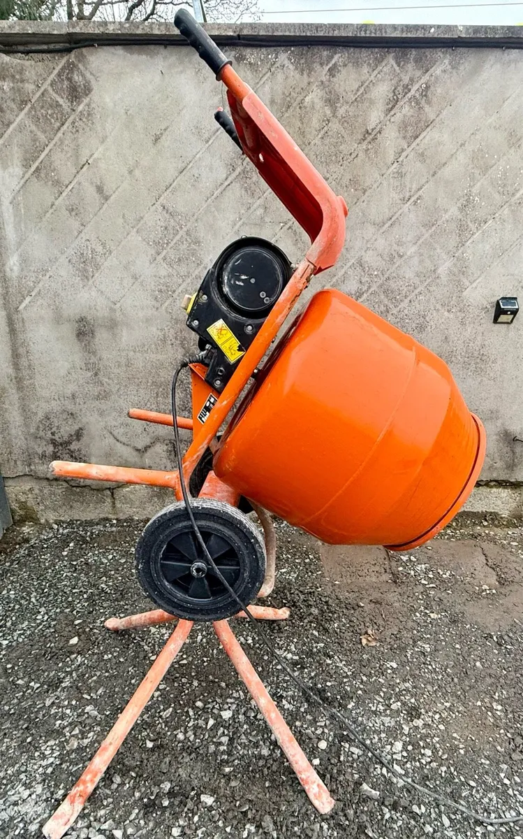 ** AS NEW BELLE 110V ELECTRIC CEMENT MIXER ** - Image 3